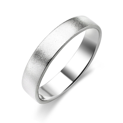Silver Rings Matt Designed CSR-F4-02